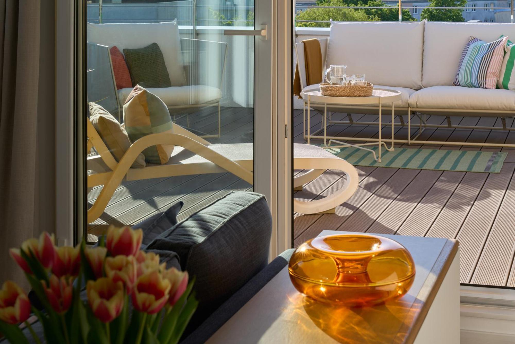 Apartament z tarasem Panorama Kolobrzeg Bagian luar foto