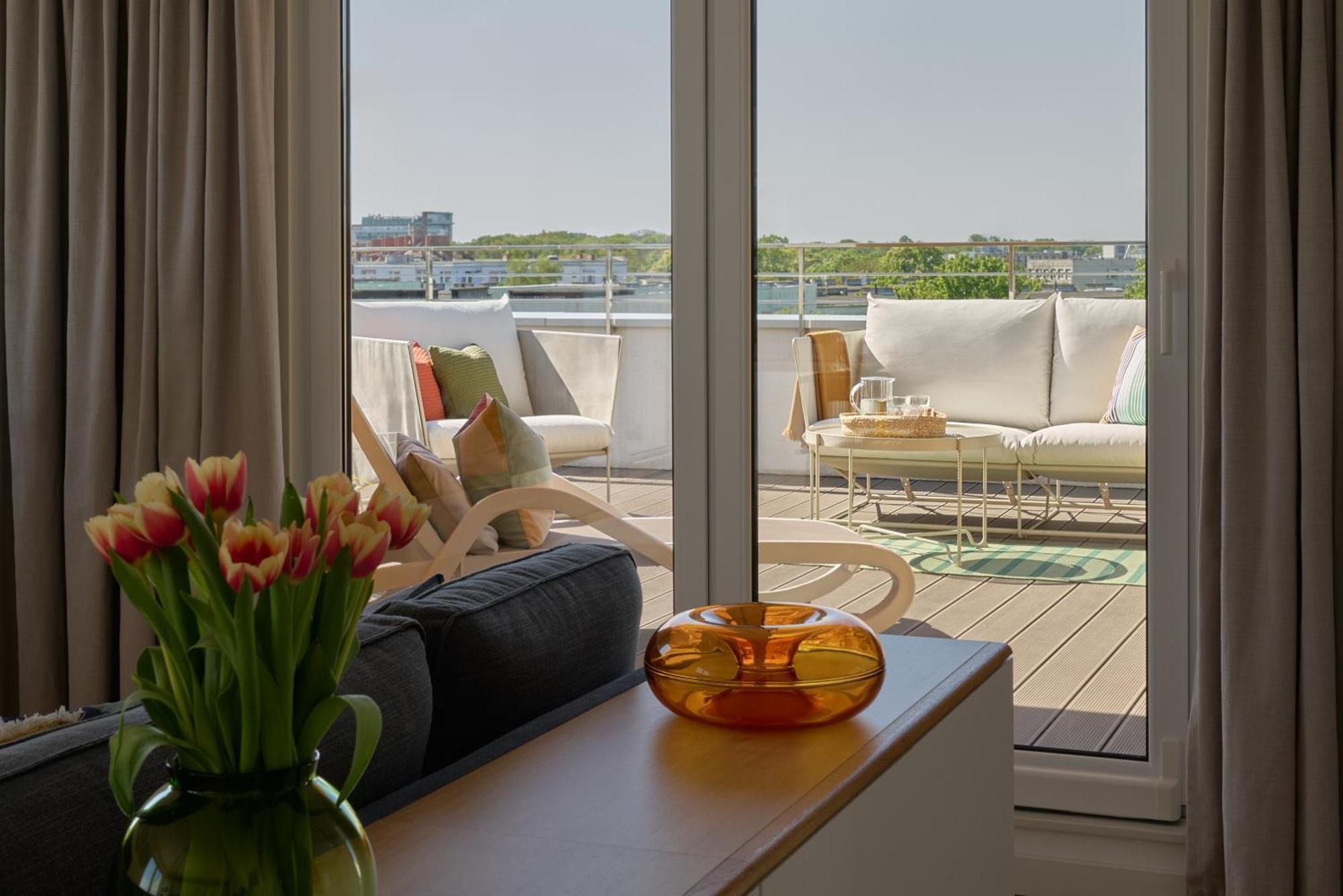 Apartament z tarasem Panorama Kolobrzeg Bagian luar foto