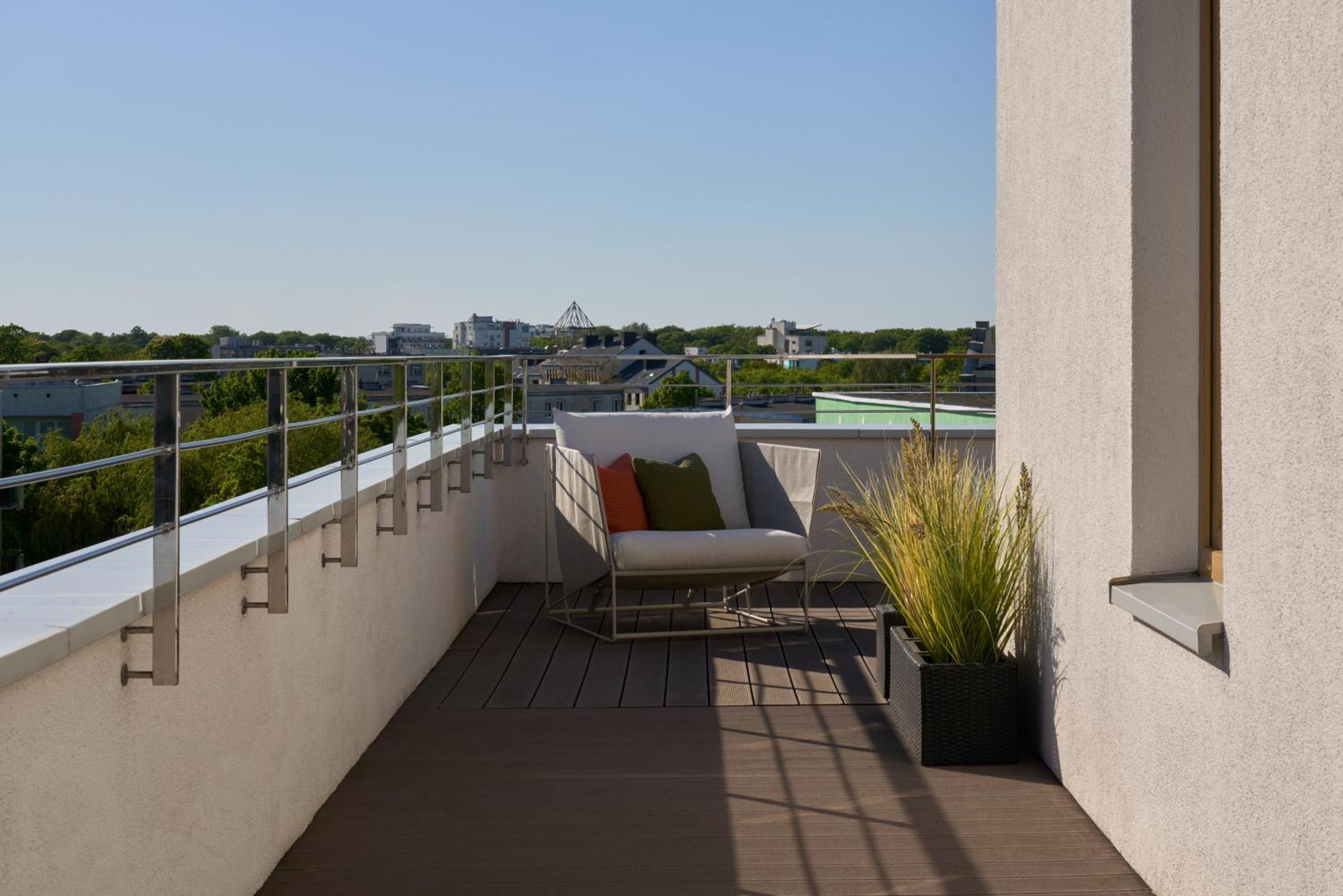 Apartament z tarasem Panorama Kolobrzeg Bagian luar foto