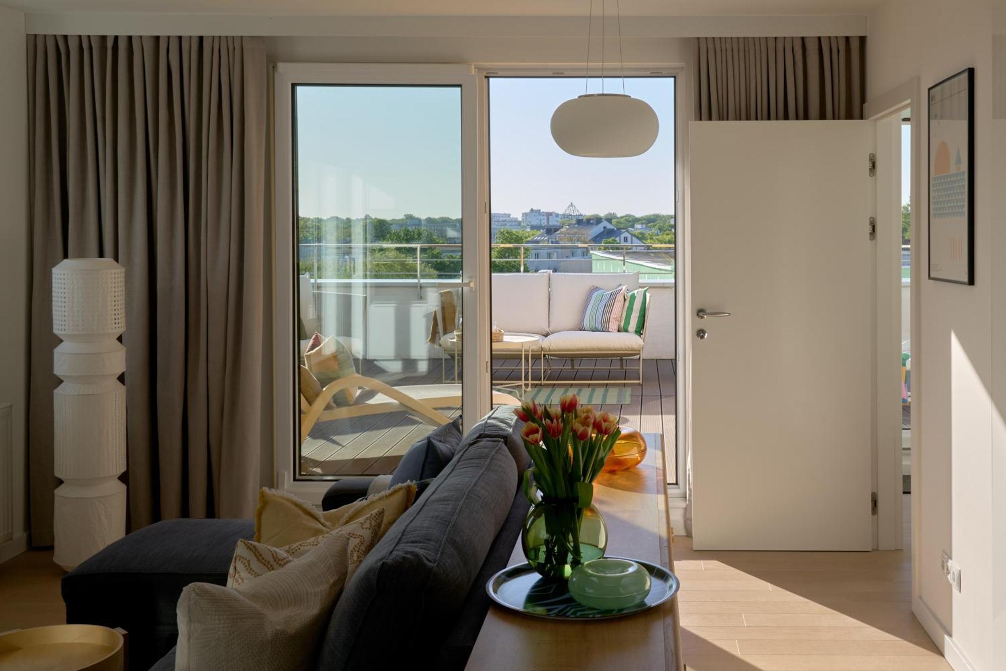 Apartament z tarasem Panorama Kolobrzeg Bagian luar foto